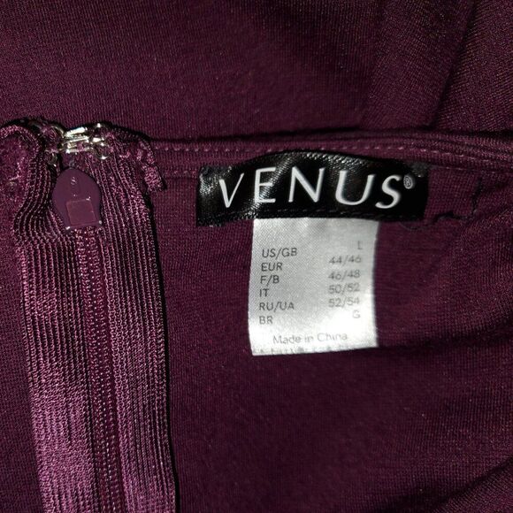 NWOT Figure Flattering Fig Peplum flutter sleeve top Large - Picture 3 of 5